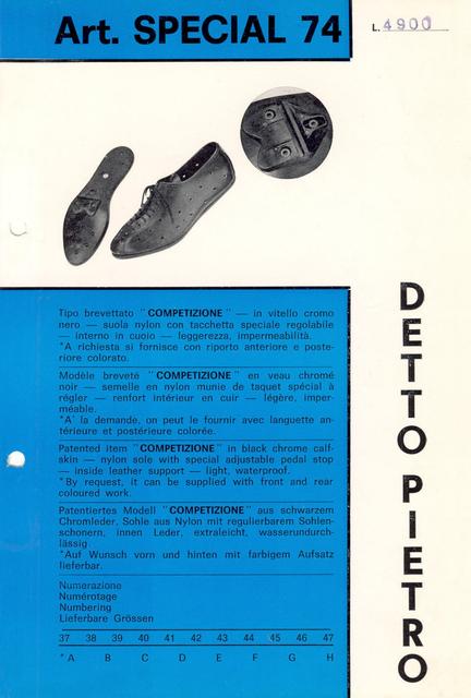 Detto Pietro catalog (1970's)