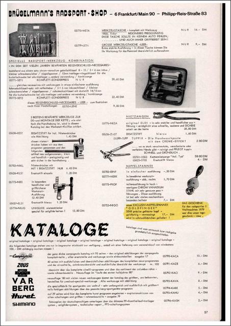 Brügelmann catalog (1980)