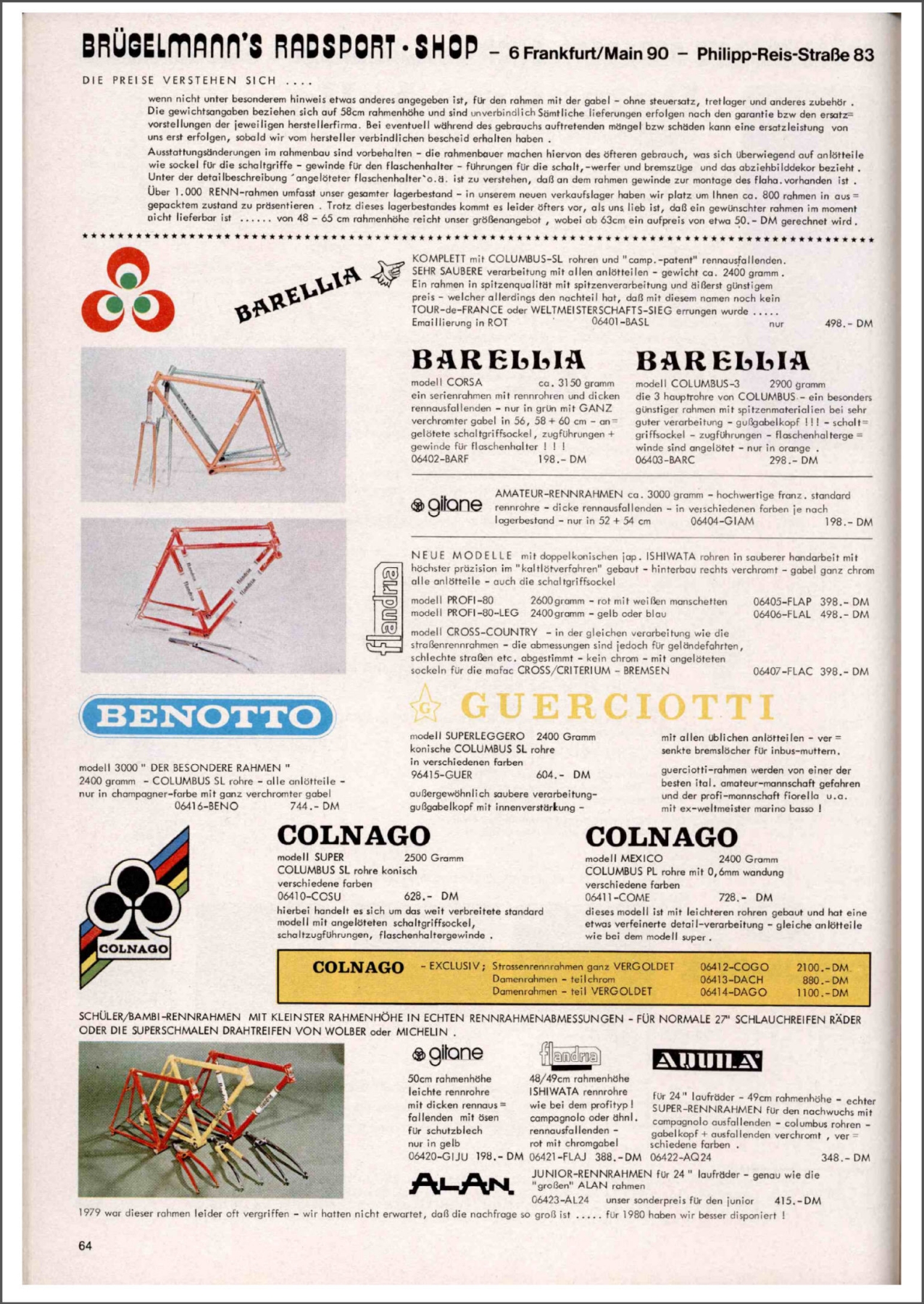 Brügelmann catalog (1980)