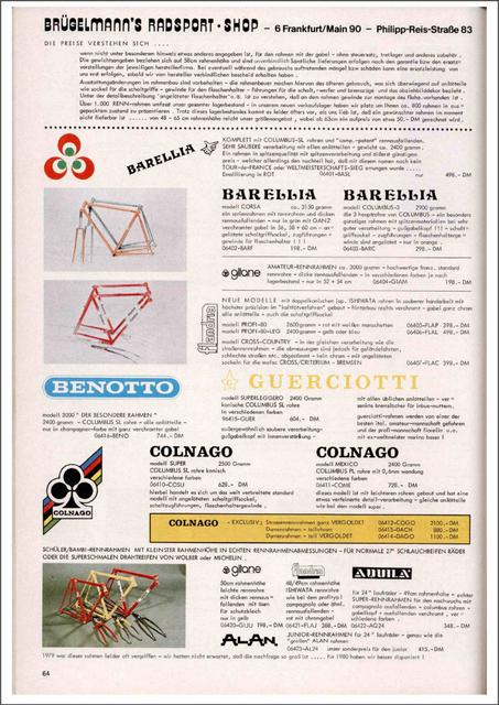 Brügelmann catalog (1980)