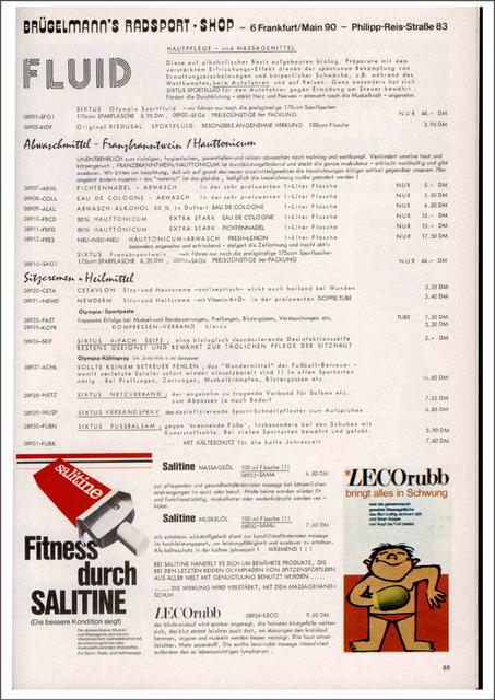 Brügelmann catalog (1980)