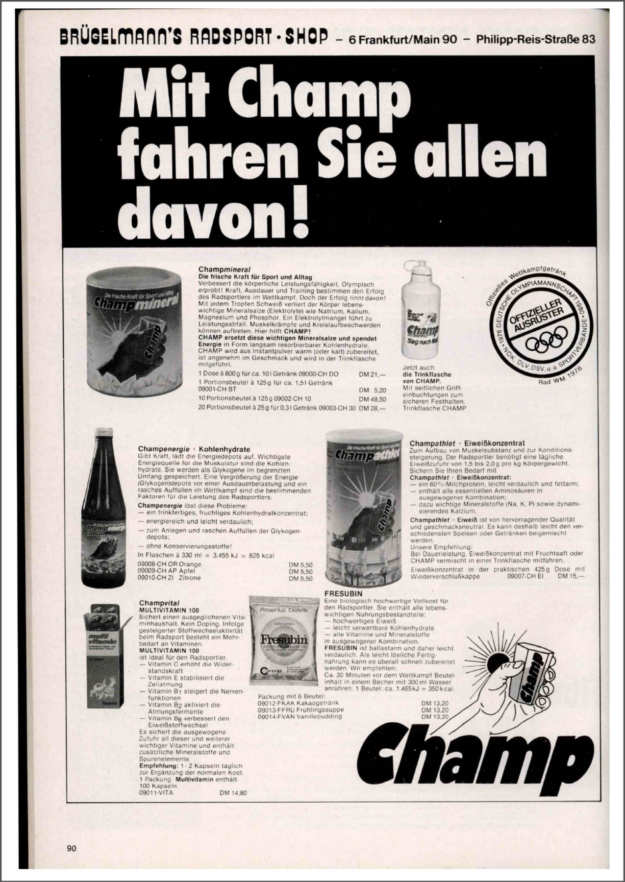 Brügelmann catalog (1980)