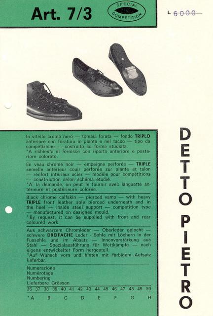 Detto Pietro catalog (1970's)