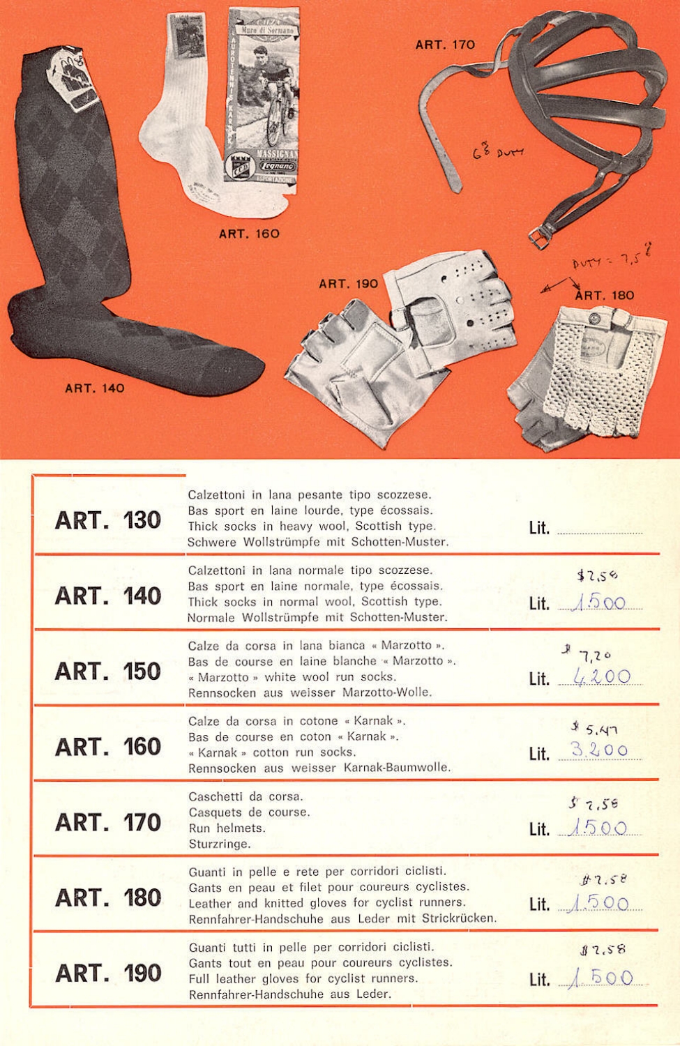 Detto Pietro - winter brochure (1970's)