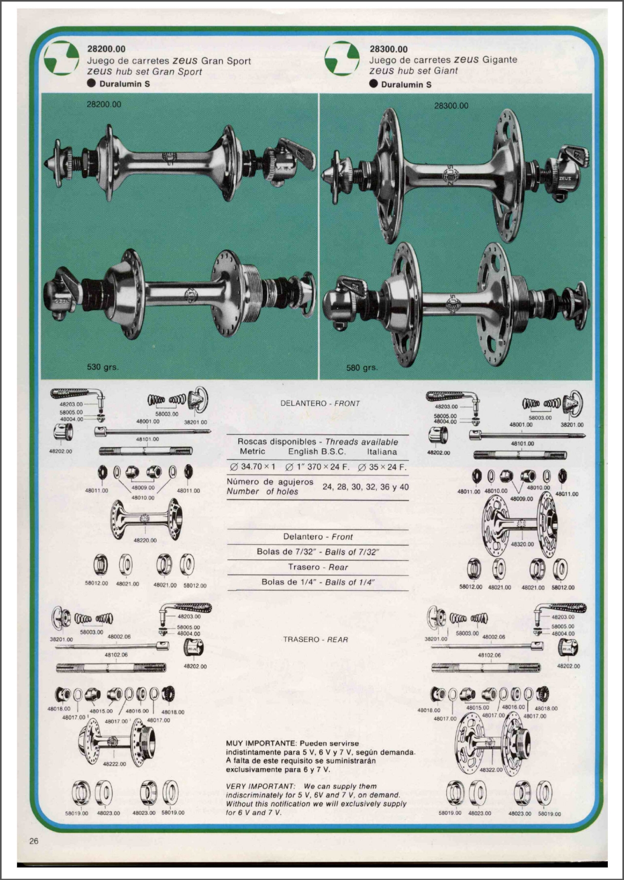 Zeus catalog # 104 (1980)