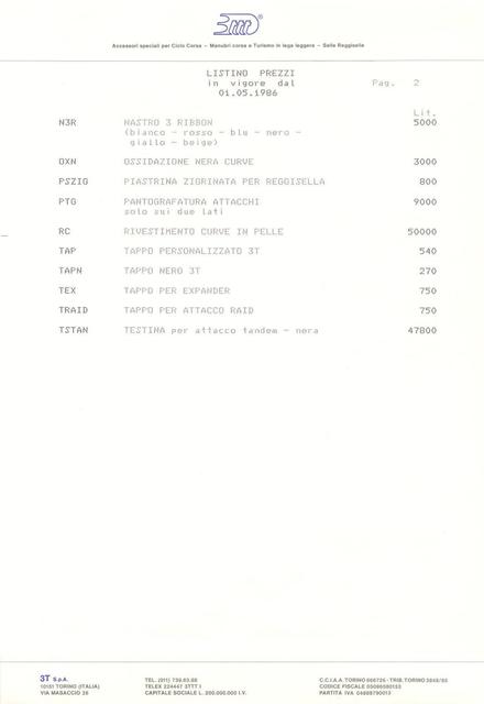 3ttt price list (01-05-1986)