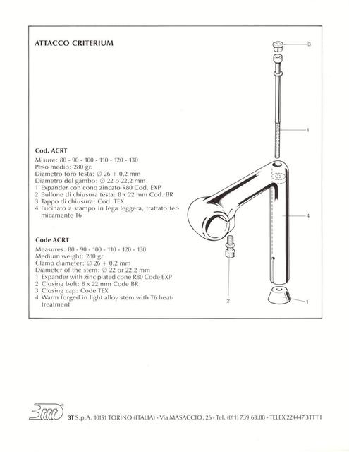 3ttt catalog - Product Sheets (1986)
