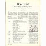 <------ Bicycling Magazine 08-1978 ------> Peugeot PY-10E / Guerciotti / Masi EX