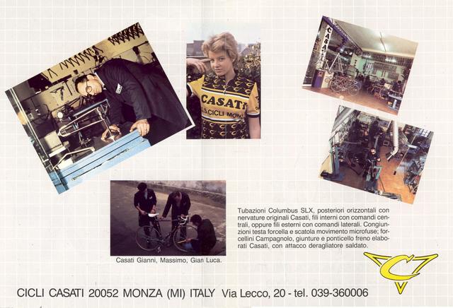Casati brochure (1985-1986)