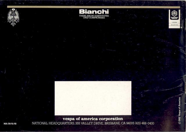 Bianchi catalog (1982)
