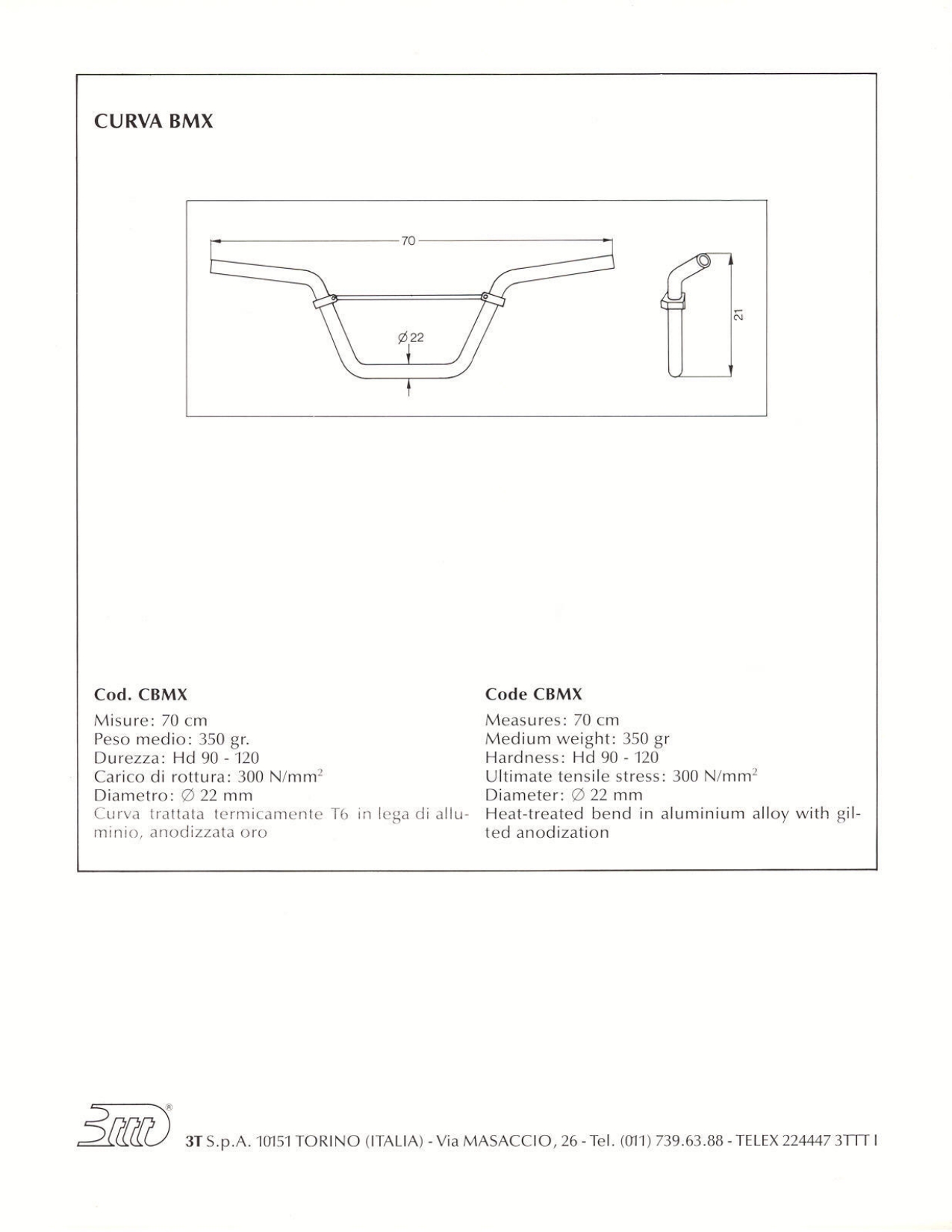 3ttt catalog - Product Sheets (1986)