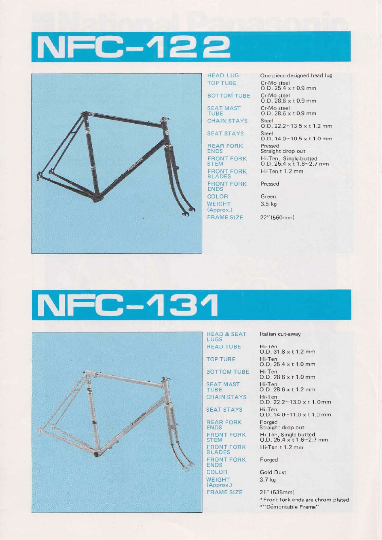 National / Panasonic catalog (1973)