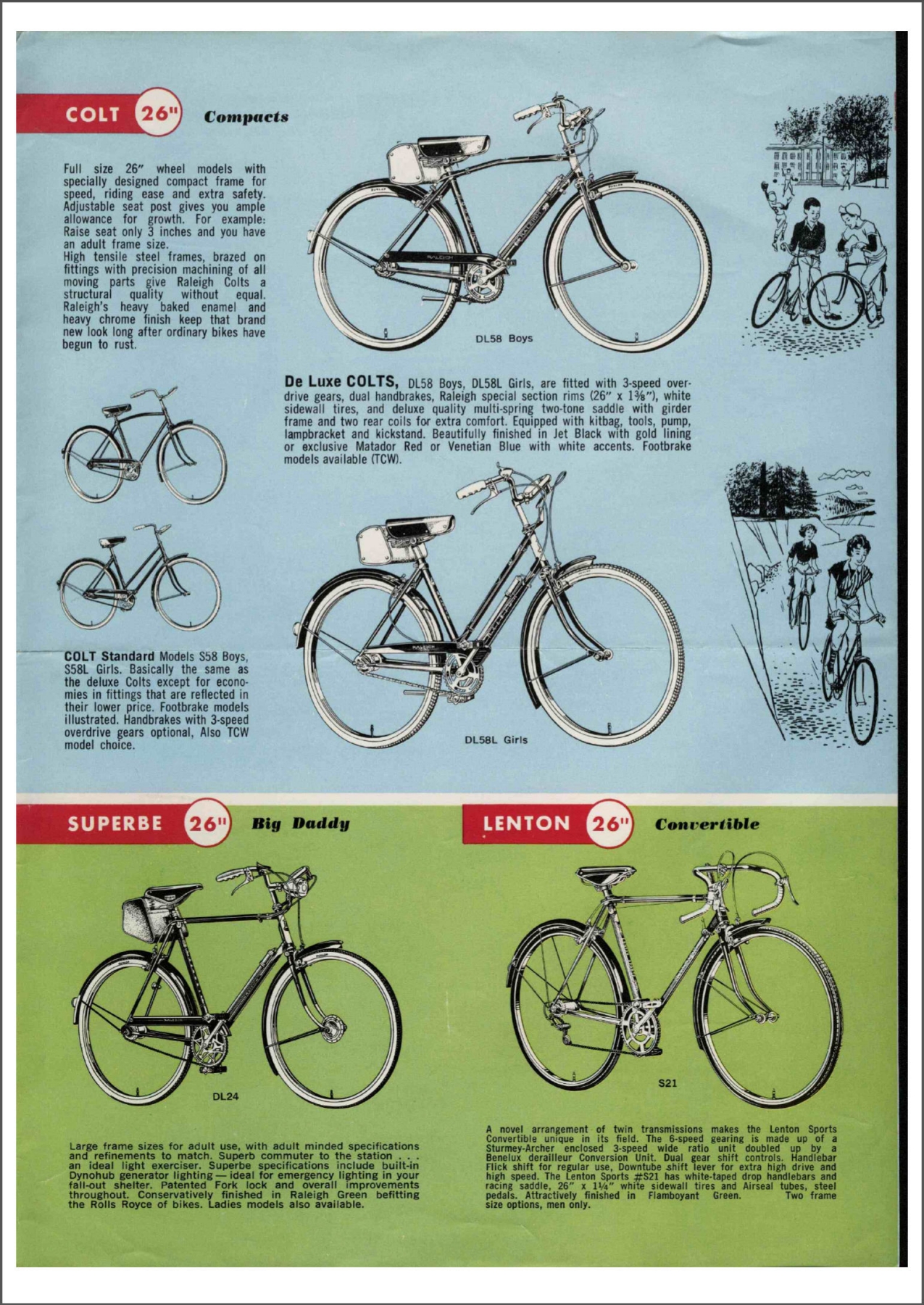 Raleigh catalog (1962)