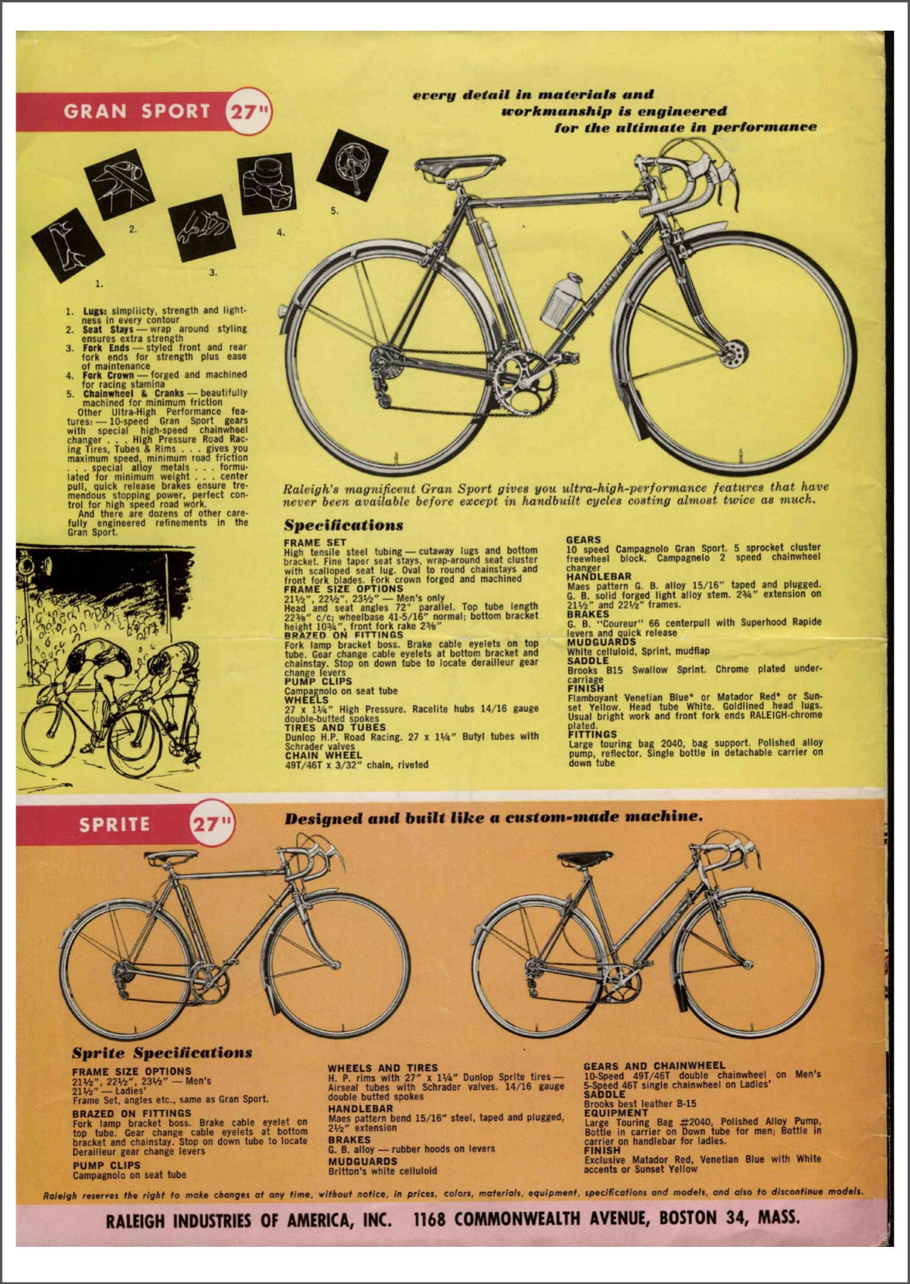 Raleigh catalog (1962)