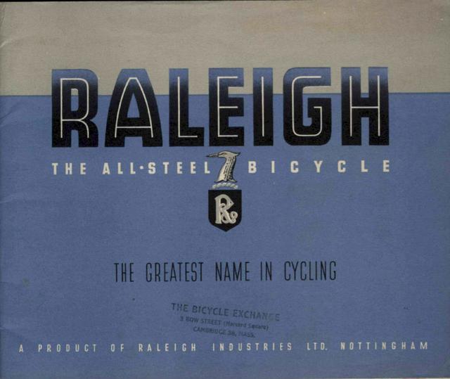 Raleigh catalog (1946)