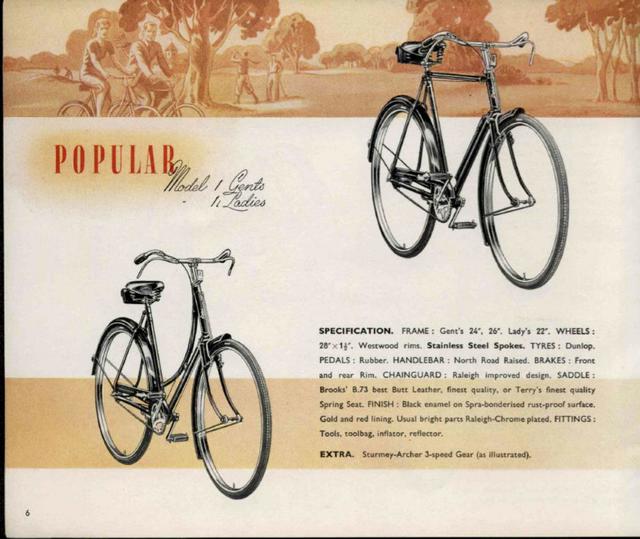 Raleigh catalog (1946)