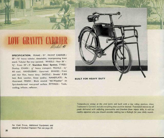 Raleigh catalog (1946)
