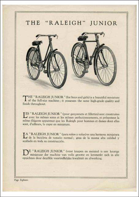 Raleigh catalog (1928)