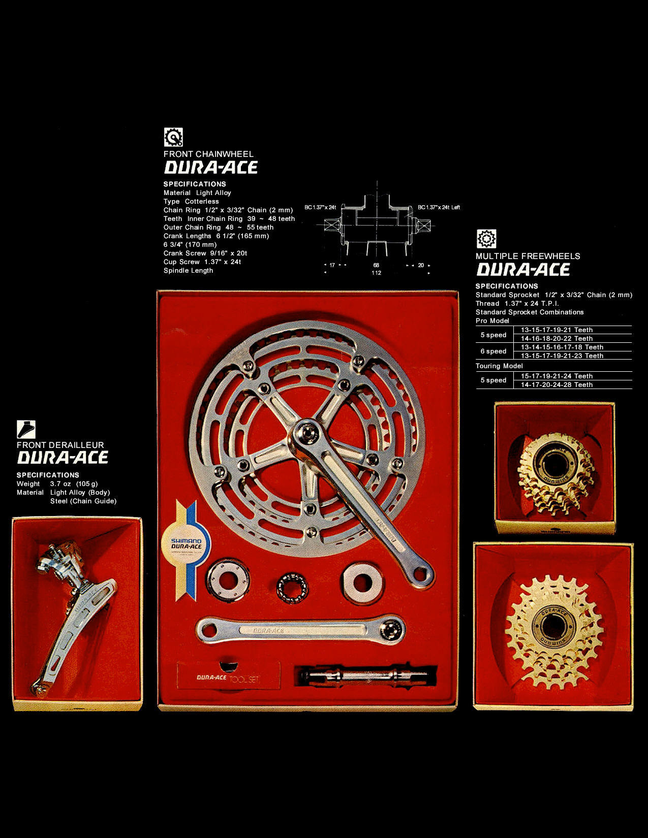 Shimano Dura-Ace catalog  (12-1973)