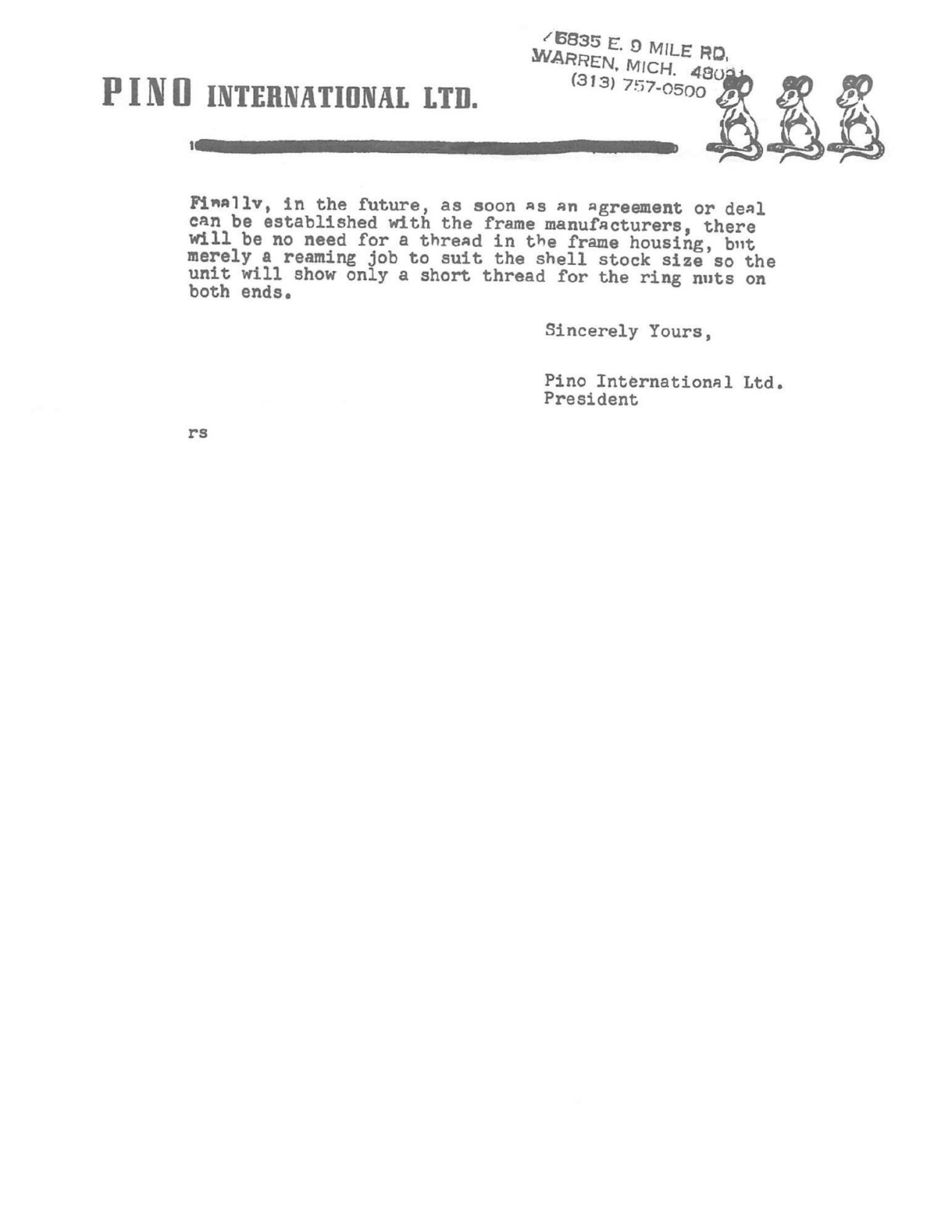 Pino Morroni Bottom Bracket Instructions (1973)