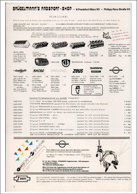 Brügelmann catalog (1981)