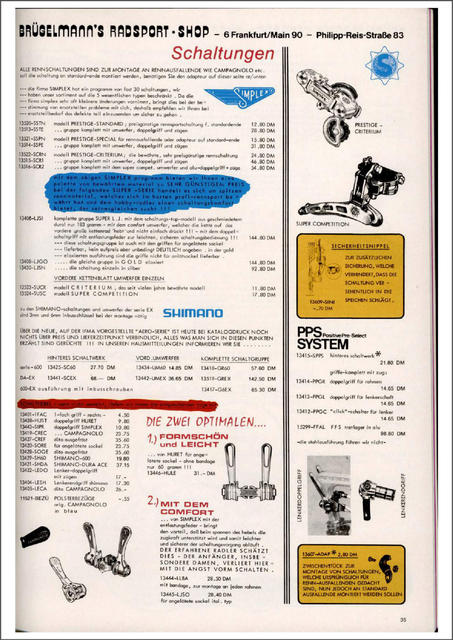Brügelmann catalog (1981)