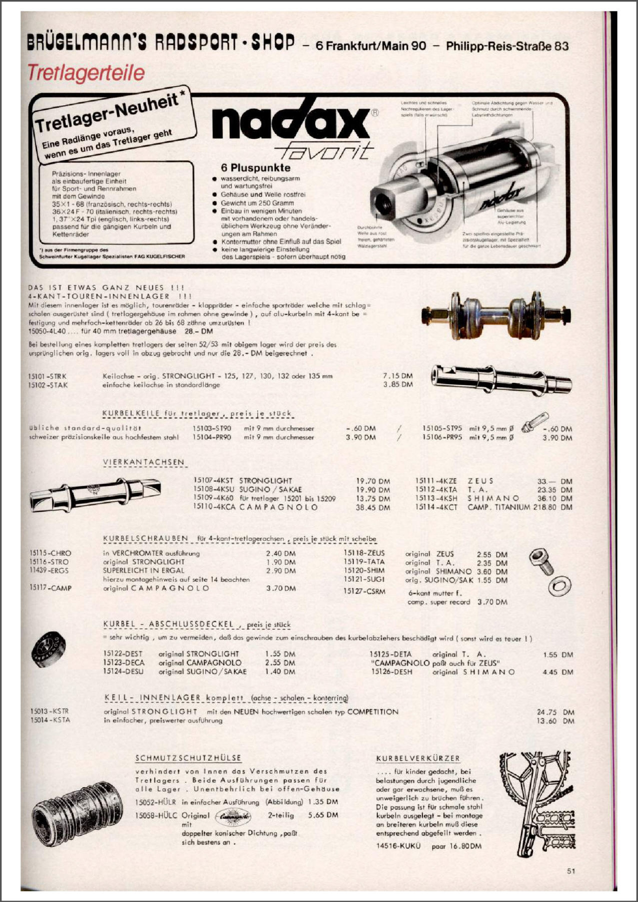 Brügelmann catalog (1981)