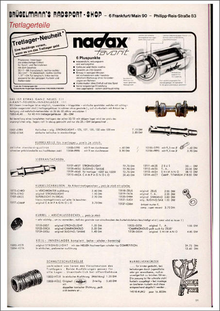 Brügelmann catalog (1981)