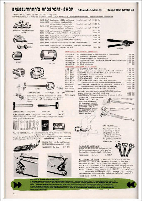 Brügelmann catalog (1981)