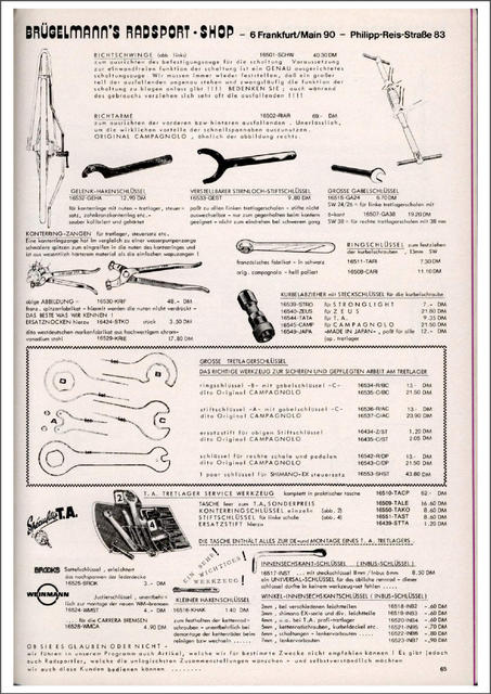 Brügelmann catalog (1981)