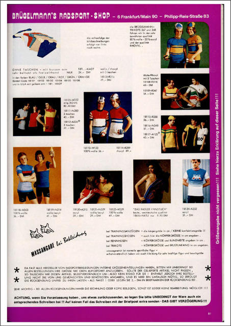 Brügelmann catalog (1981)