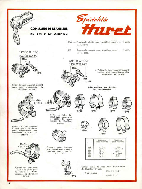 Huret catalog (1969)