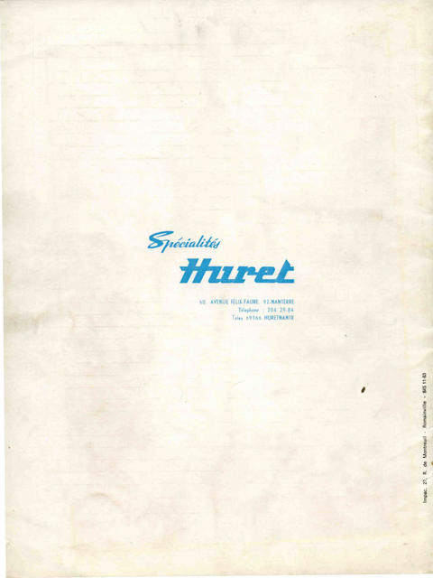 Huret catalog (1969)
