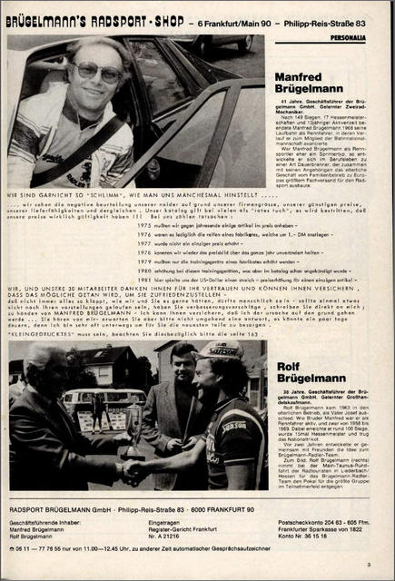 Brügelmann catalog (1982)