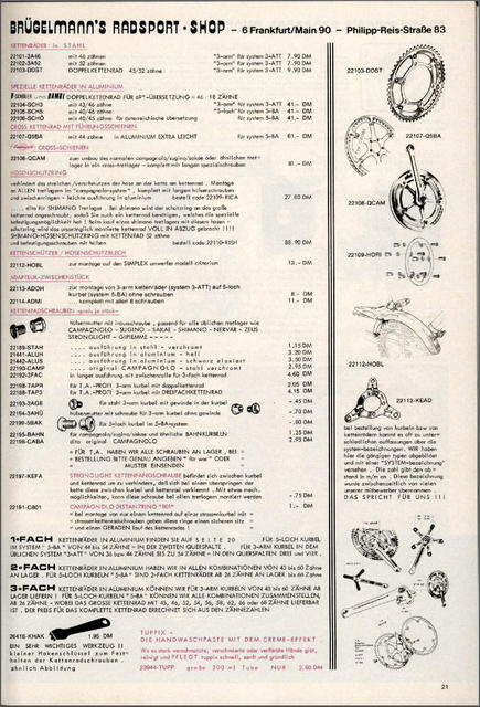 Brügelmann catalog (1982)