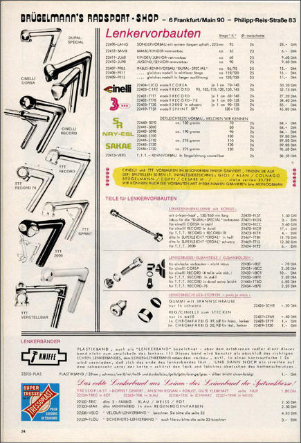 Brügelmann catalog (1982)