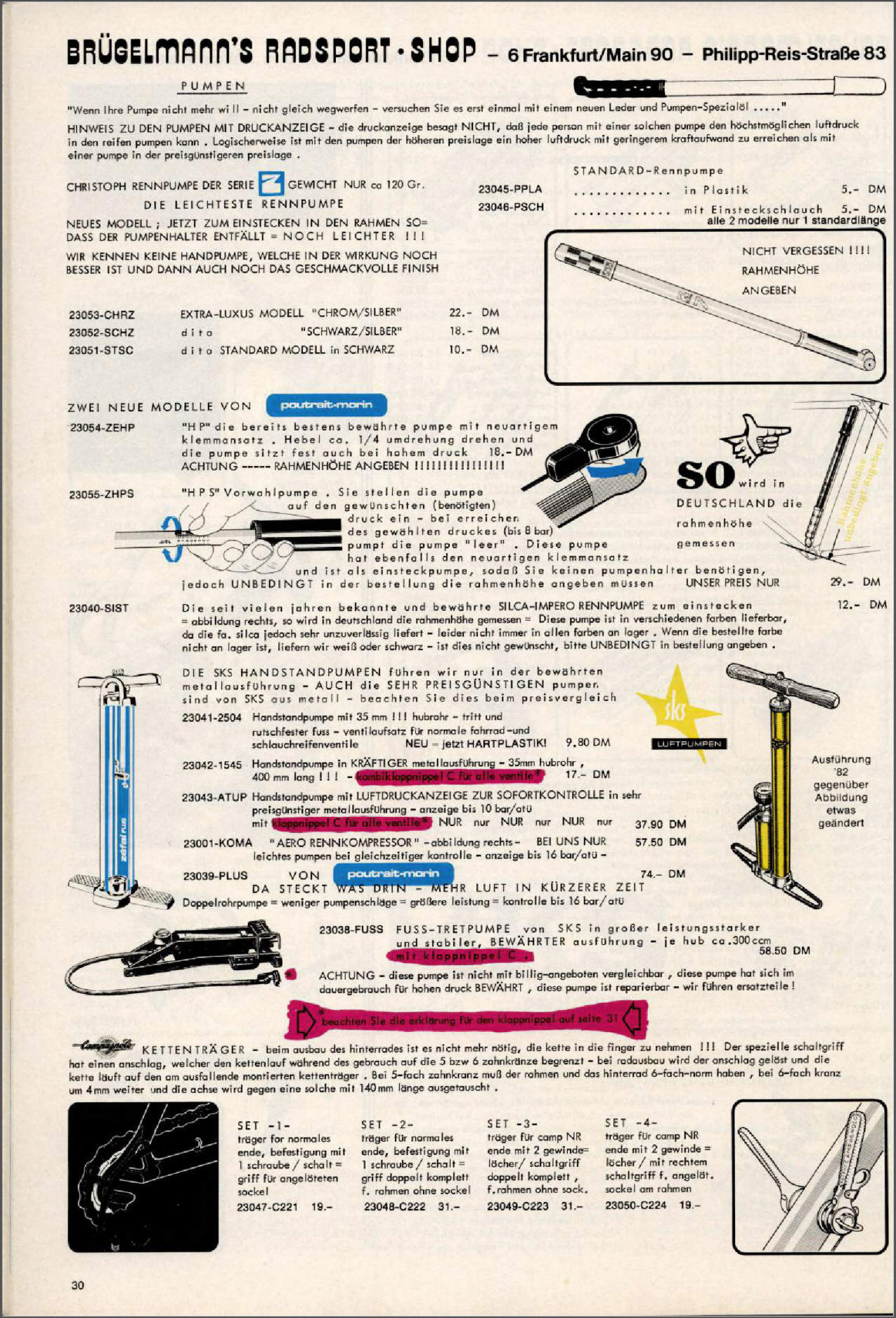 Brügelmann catalog (1982)