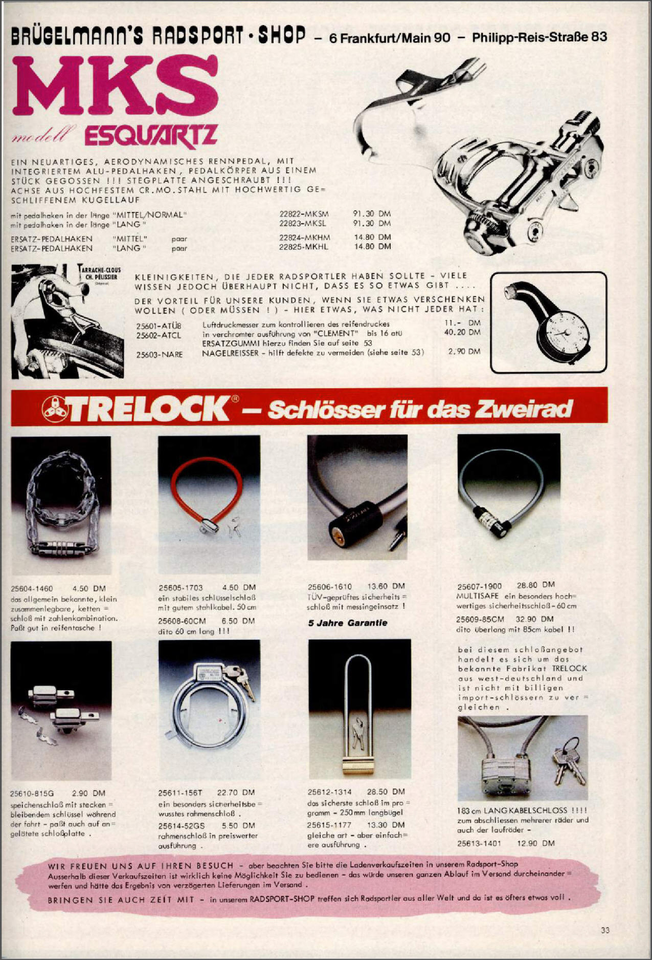 Brügelmann catalog (1982)