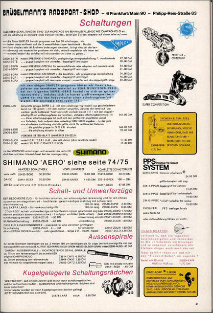 Brügelmann catalog (1982)