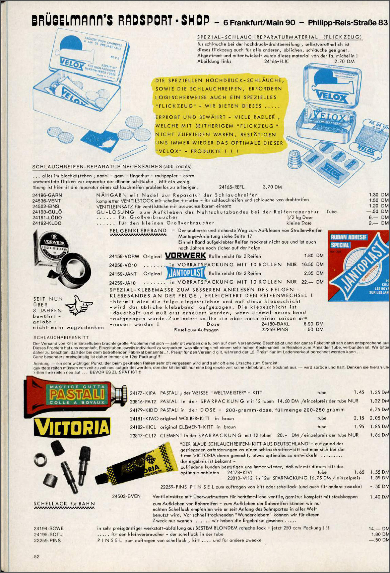 Brügelmann catalog (1982)