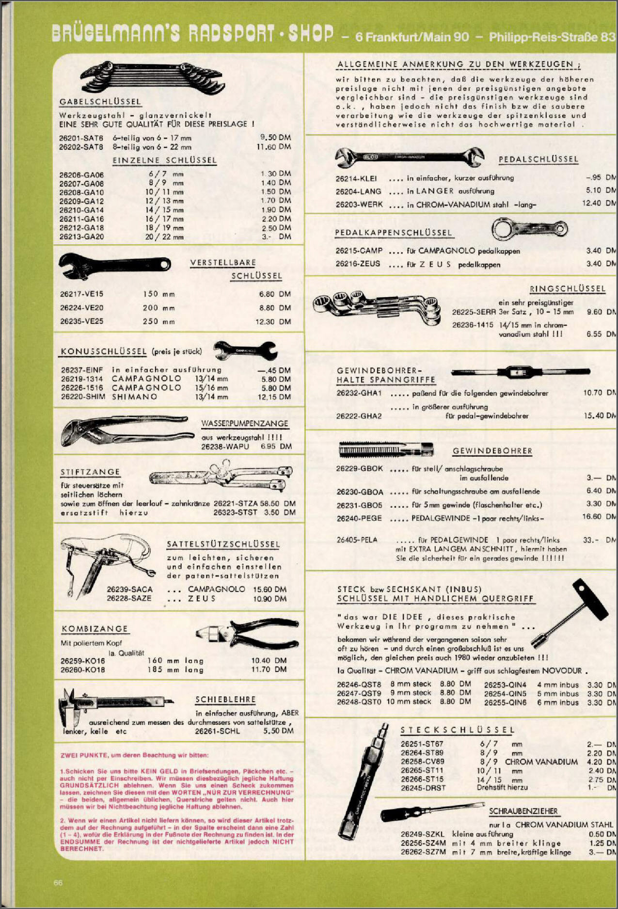 Brügelmann catalog (1982)