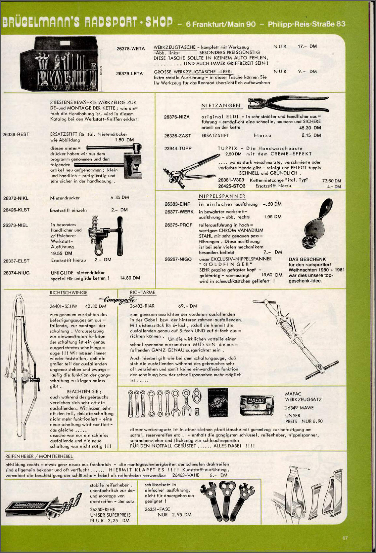 Brügelmann catalog (1982)