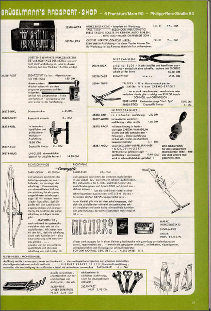 Brügelmann catalog (1982)
