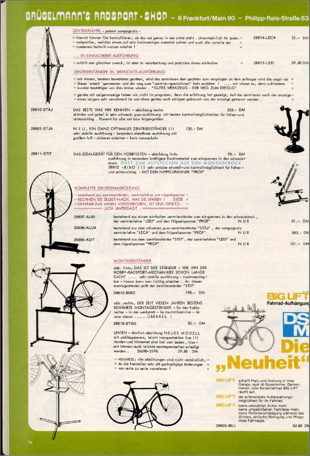 Brügelmann catalog (1982)