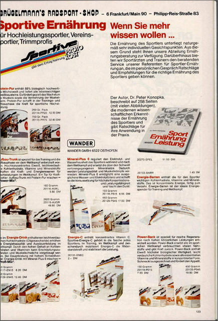 Brügelmann catalog (1982)