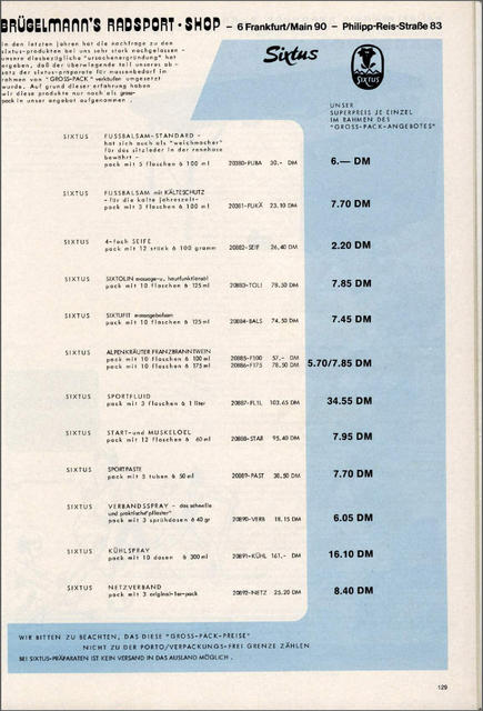 Brügelmann catalog (1982)