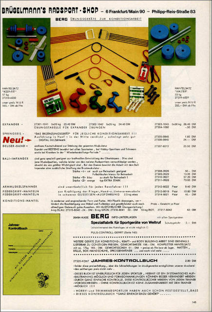 Brügelmann catalog (1982)