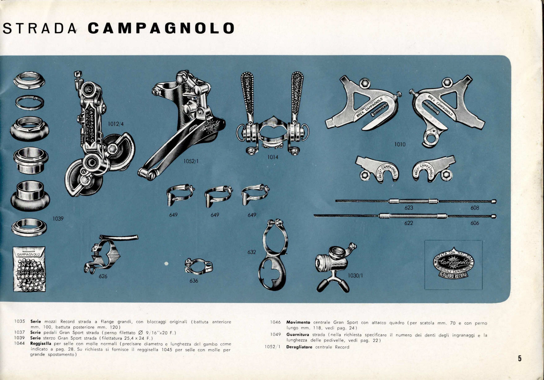 Campagnolo catalog # 14 (1960)