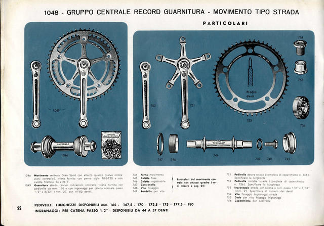 Campagnolo catalog # 14 (1960)