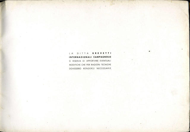 Campagnolo catalog # 14 (1960)